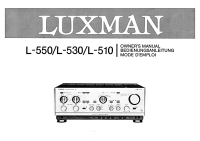 Luxman L-550-Owners-Manual 